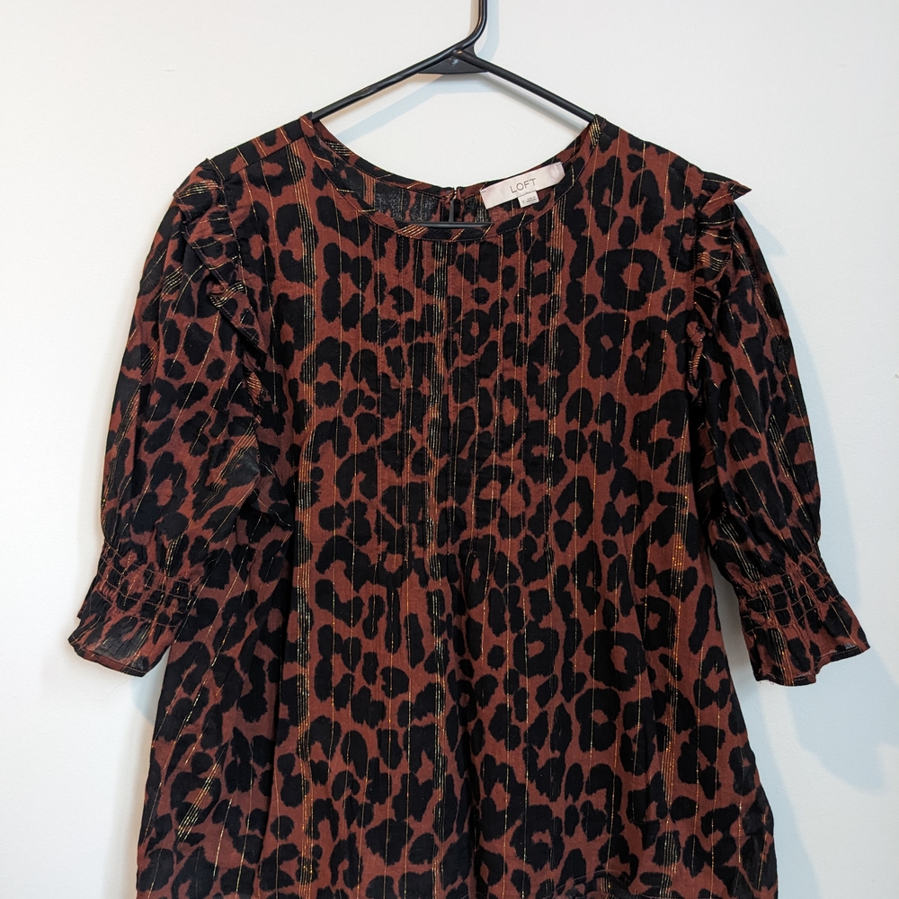 Leopard Print Blouse